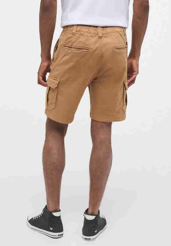 Hose Style Elastic Cargo Shorts, Tiger´s Eye, model