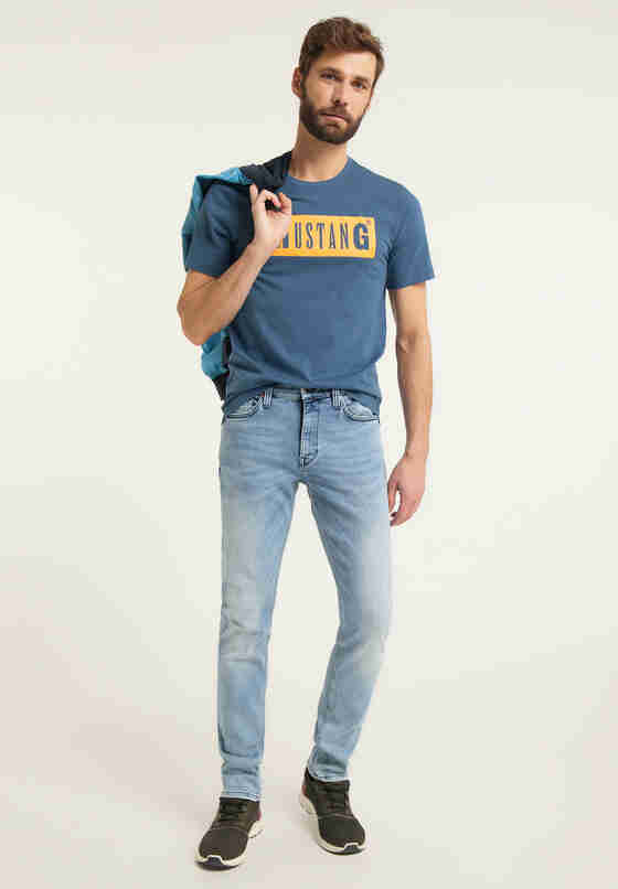 T-Shirt Logoshirt, Blau, model