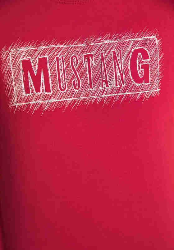 T-Shirt Style Alex C Print, Rot, bueste