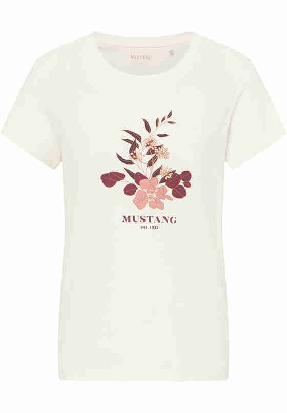 T-Shirt Style Alina C Print, Weiß, bueste