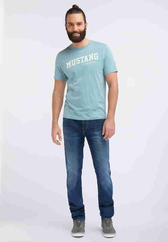 T-Shirt Logo Tee, Blau, model