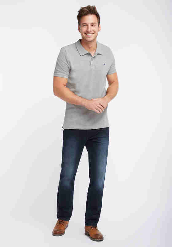 T-Shirt Poloshirt, Grau, model