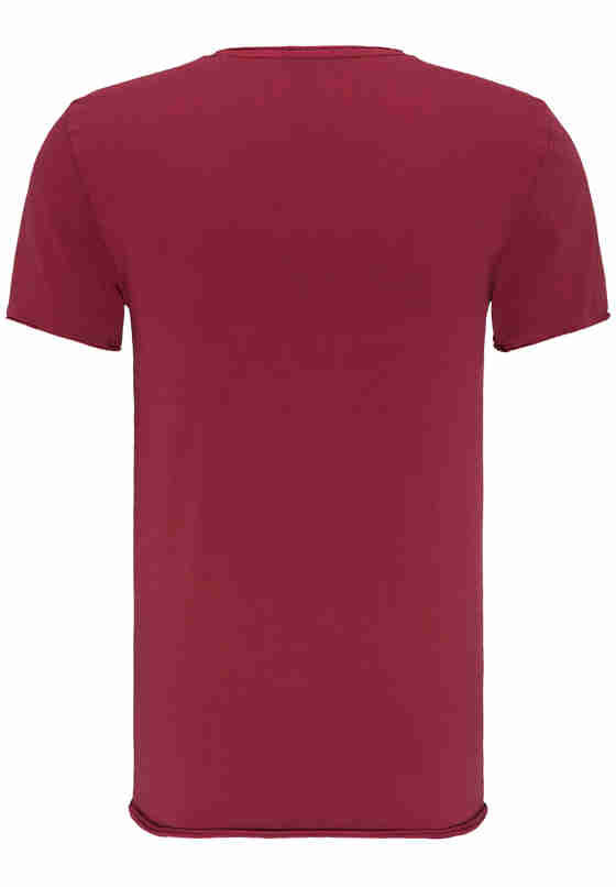 T-Shirt Aaron V Washed, Rot, bueste