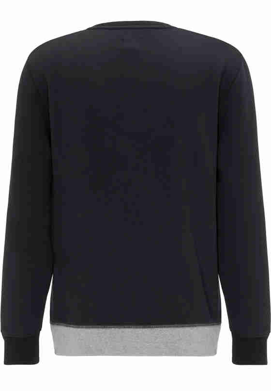 Sweatshirt Ben C Fabric Mix, Grau, bueste