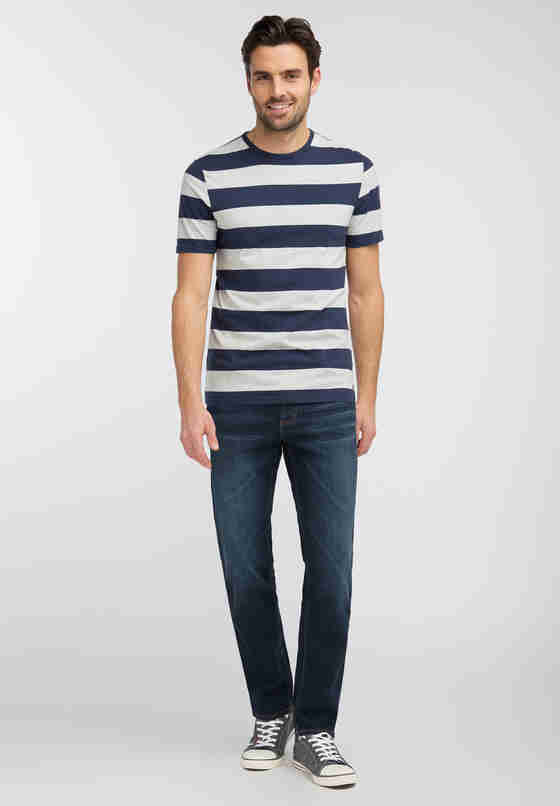 T-Shirt Bold Stripe Shirt, Blau, model