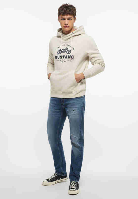 Sweatshirt Style Bennet H Print, Natur, model