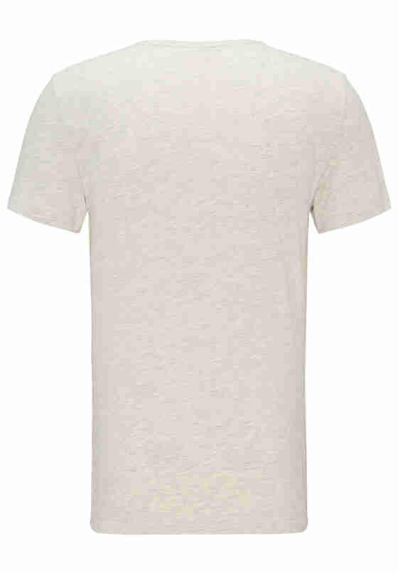 T-Shirt Print-Shirt, Grau, bueste