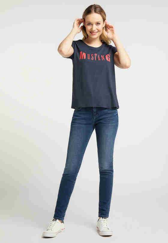T-Shirt Alina C Logo, Blau, model