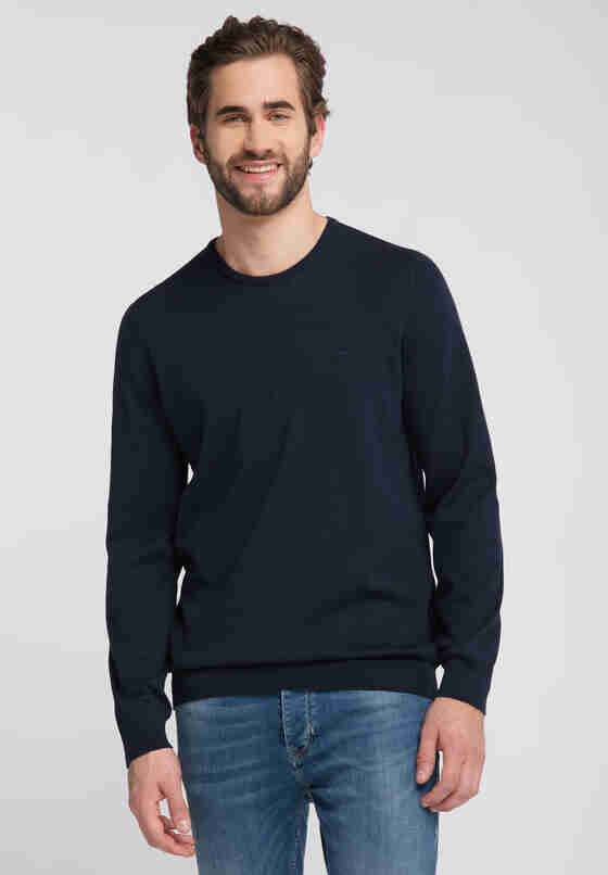 Sweater Emil C Basic, Blau, model
