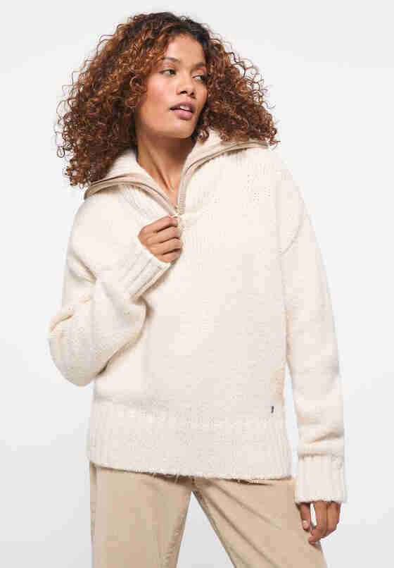 Sweater Style Carla Troyer, Weiß, model
