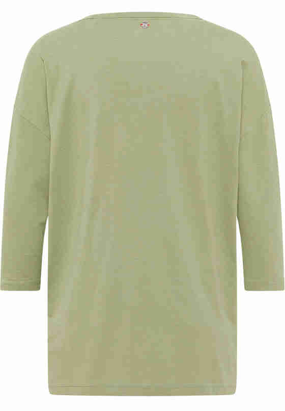 T-Shirt Style Anna V Collar, Grün, bueste