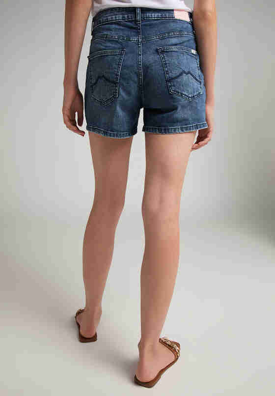 Hose Style High Waist Shorts, Blau 685, model