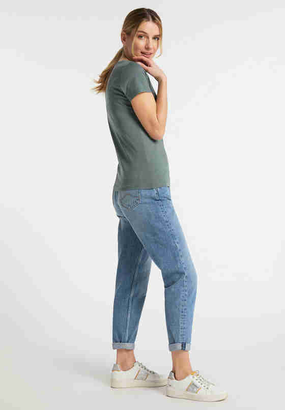 T-Shirt Style Alexia V Print, Grün, model