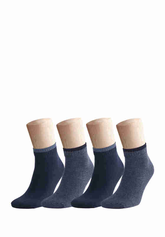 Accessoire 4x elastische Socken, Blau, bueste