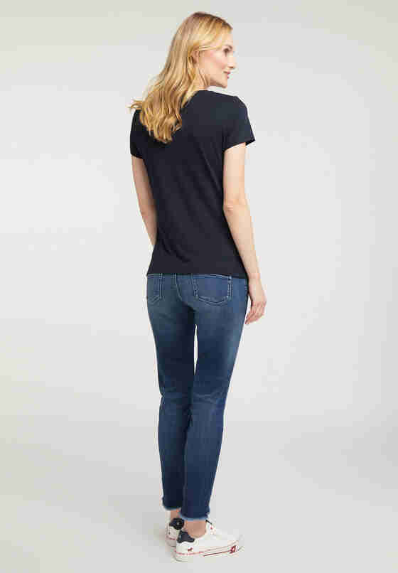 T-Shirt Alexia C Print, Blau, model