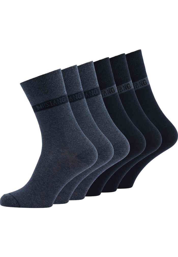 6 Paar Socken aus organischer Baumwolle - Mittlere Wade jetzt bei bei  Mustang kaufen