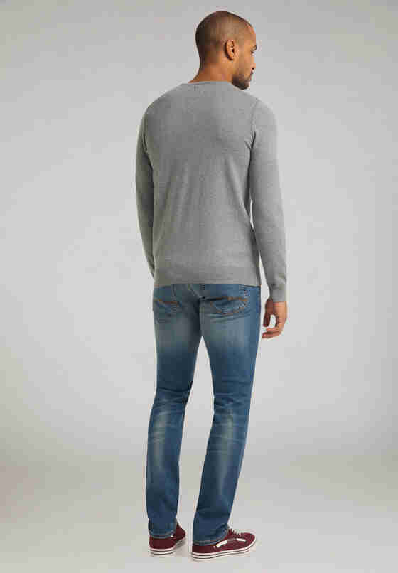 Sweater Basic V-Neck Jumper, Grau, model