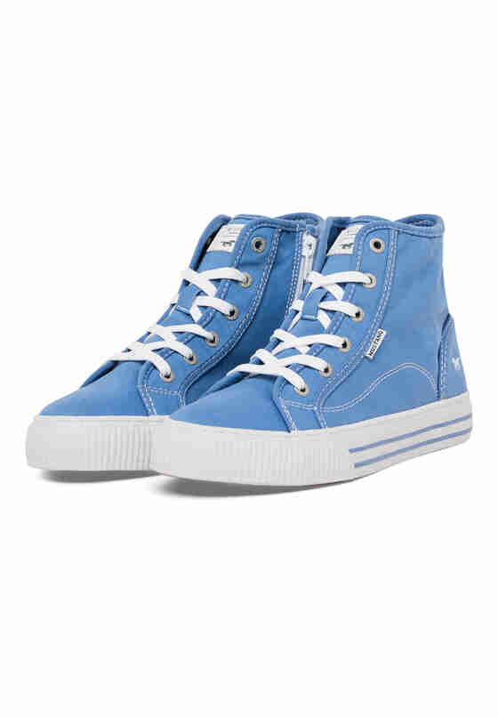 Schuh High Top Sneaker, Blau, bueste