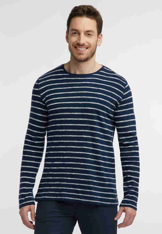 T-Shirt Longsleeve, Blau, model
