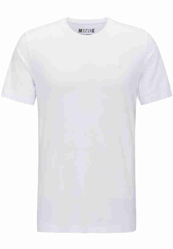 T-Shirt Shirt-Doppelpack, Weiß, bueste
