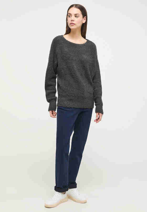 Sweater Strickpullover, Grau, model