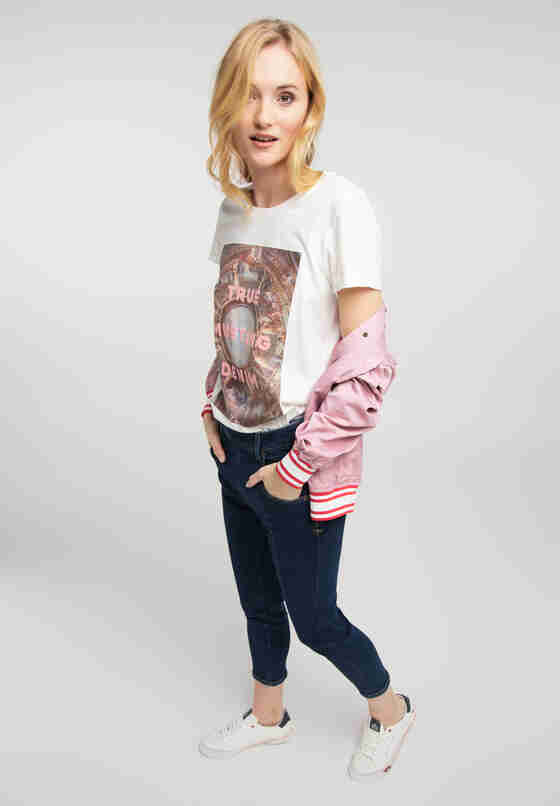 T-Shirt Alina C Print, Weiß, model