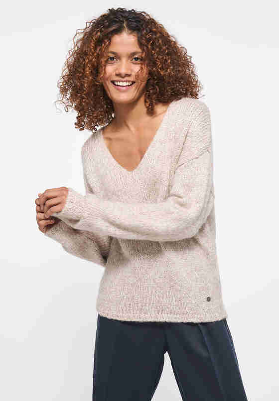 Sweater Style Carla V Sweater, Braun, model