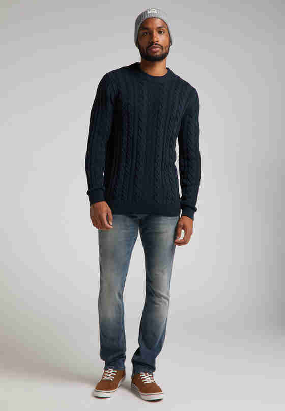 Sweater Style Emil C Cable, Blau, model