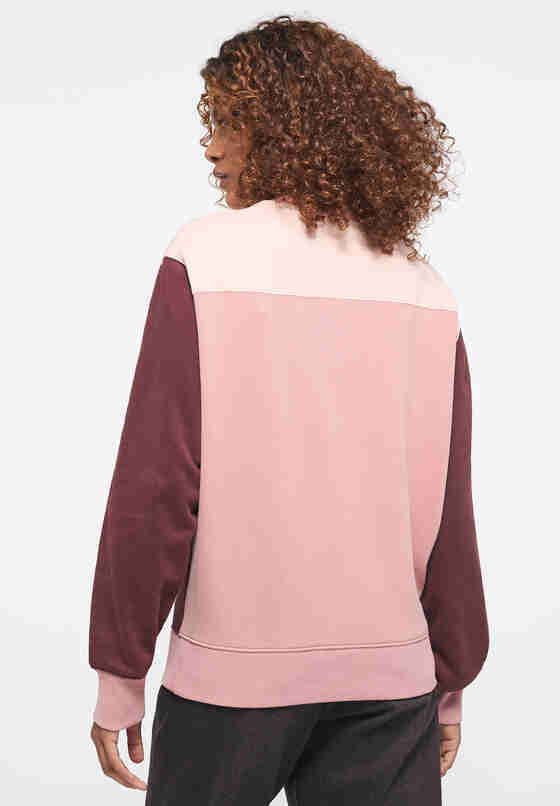 Sweatshirt Style Bea C Colourblock, Rot, model