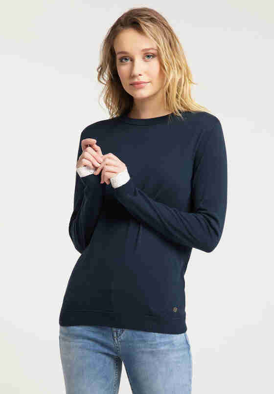 Sweater Carla C Fabricmix, Blau, model