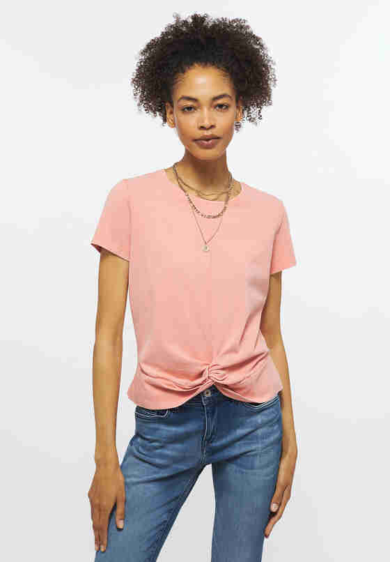 T-Shirt Style Alexia C Knot, Rosa, model