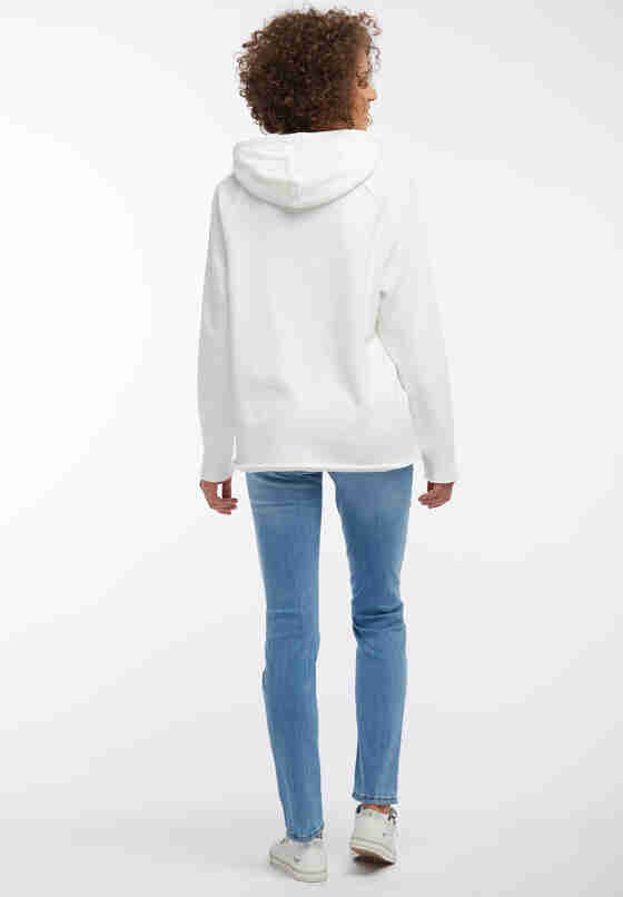 Sweatshirt Print-Hoodie, Weiß, model