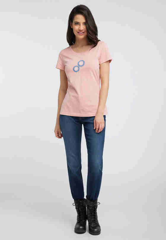 T-Shirt Alina C Print, Rosa, model