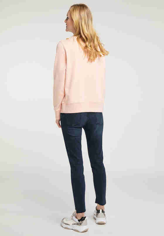 Sweatshirt Print-Sweater, Rosa, model