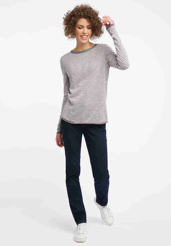 Sweater Streifenpullover, Natur, model