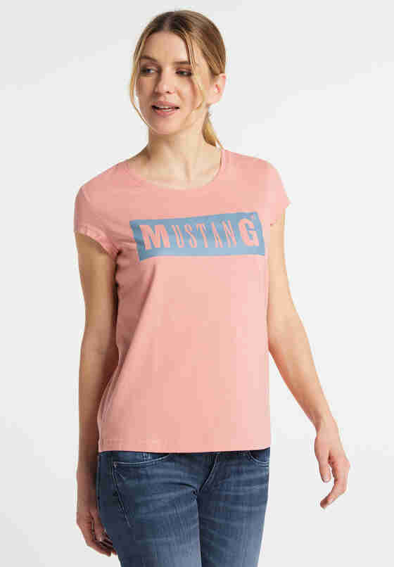 T-Shirt Style Alina C Logo Tee, Rosa, model