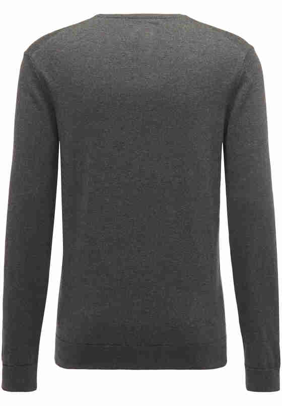 Sweater Basic-Pullover, Grau, bueste