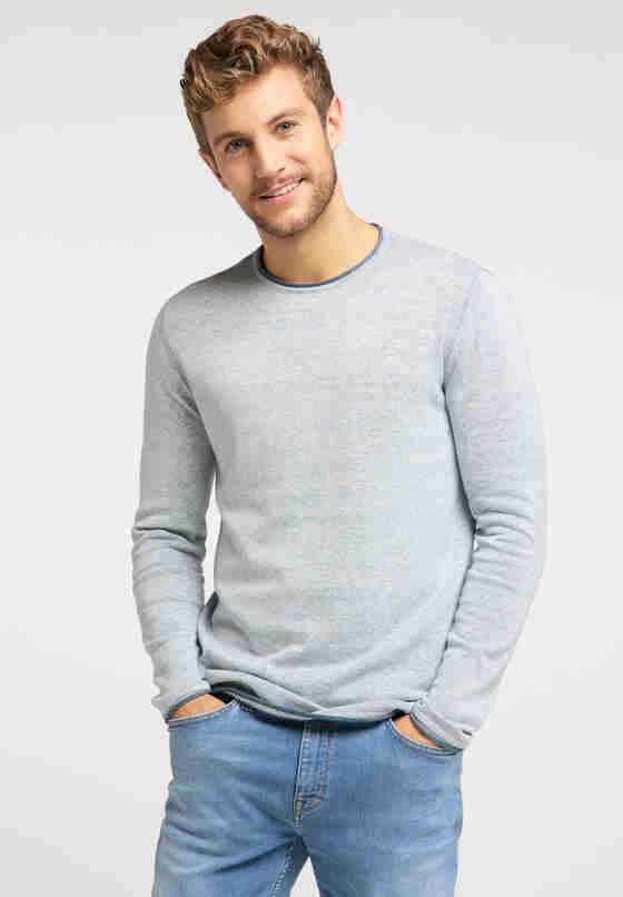 Sweater Emil C Doubleface, Grau, model