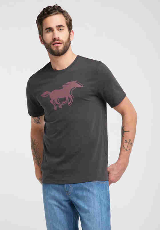 T-Shirt Horse Tee, Grau, model