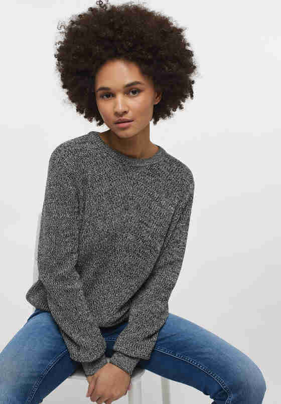 Sweater Style Carla C Mouline, Schwarz, model