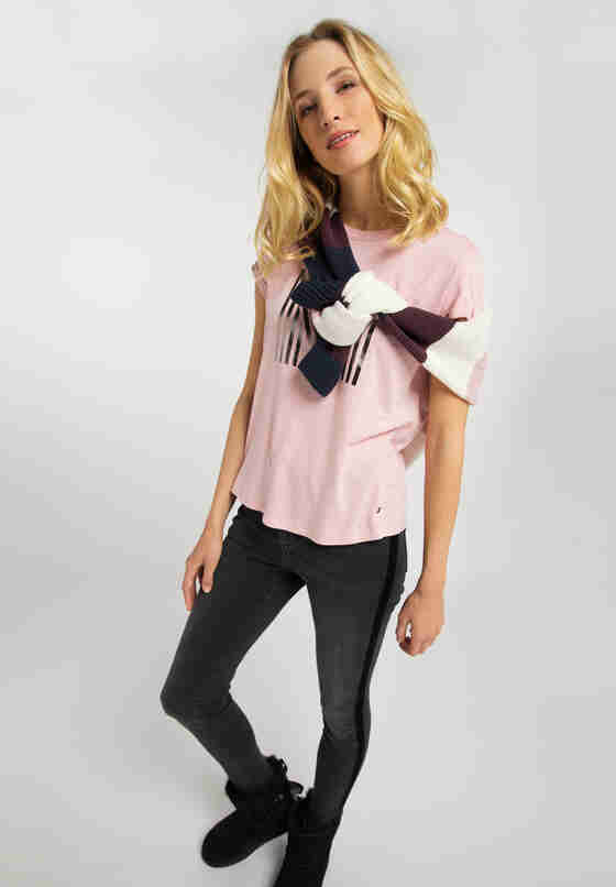 T-Shirt Alina C Print, Rosa, model