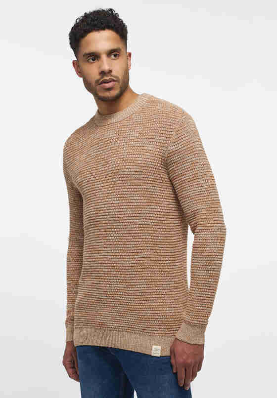 Sweater Style Emil C Chunky, Braun, model