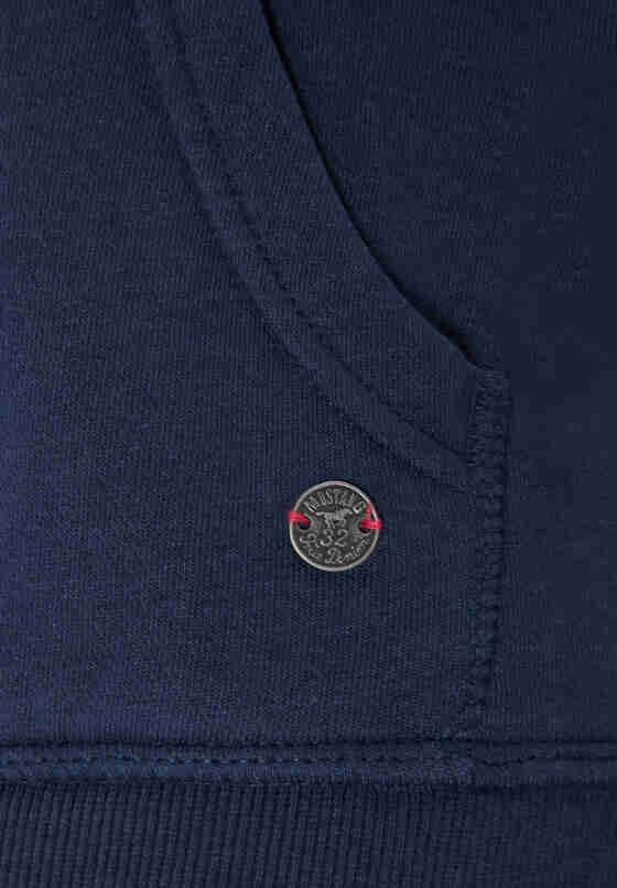 Sweatshirt Logo Hoodie, Blau, bueste