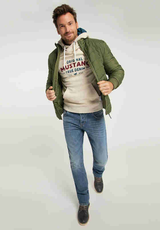 Sweatshirt Kapuzensweater, Braun, model