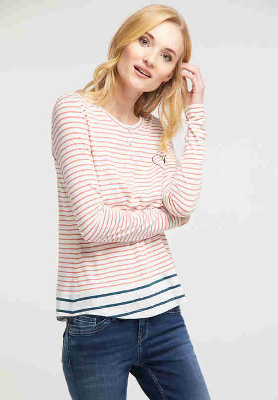 T-Shirt Anna H Striped, Bunt, model