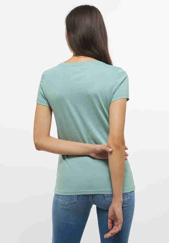 T-Shirt Style Alexia C Print, Blau, model