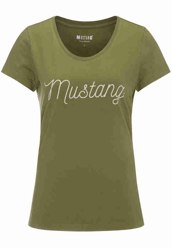 T-Shirt Label-Shirt, Grün, bueste