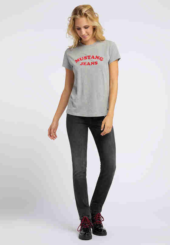 T-Shirt Alina C Print, Grau, model