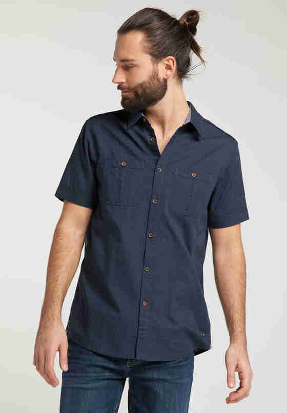 Hemd Collin Soft Shirt, Blau, model