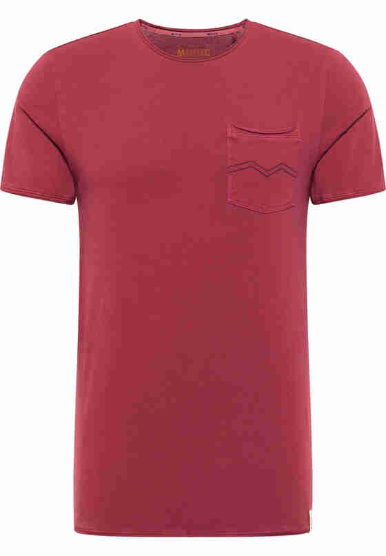 T-Shirt Style Aaron C Washed, Rot, bueste